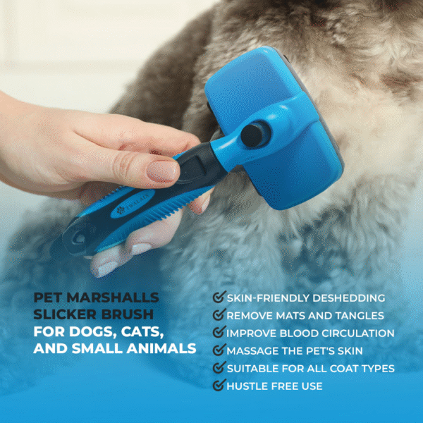 Twalaix Self-Cleaning Slicker Brush | The Perfect Tool for Shedding and Grooming Your Dogs & Cats - Image 4